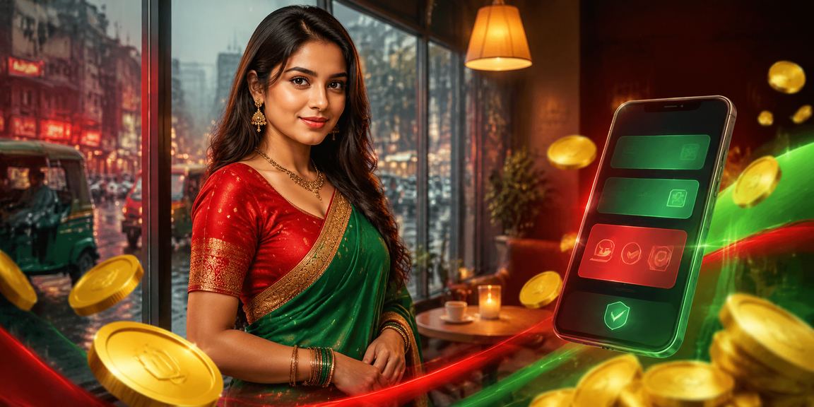 কুমিল্লার একজন ব্যবহারকারী ctg99 ক্যাসিনো অ্যাপ ব্যবহার করছেন লাল-সবুজ আলোয়